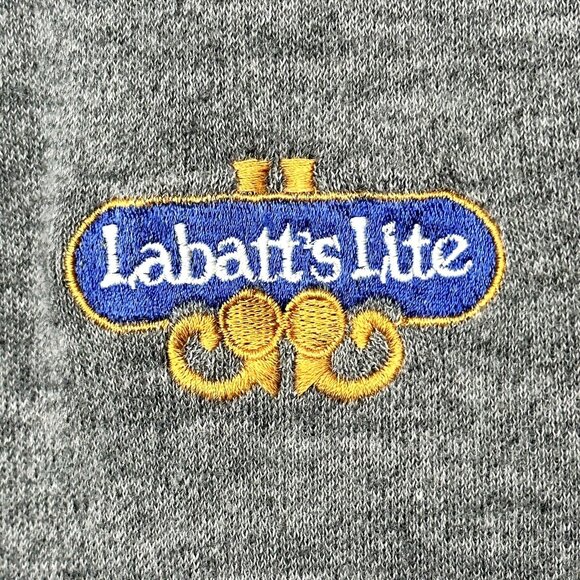 Labatt's Lite Mens Sweater Vest Wool Vintage Wayne Gretzky Golf Classic Gray XL - Picture 5 of 7